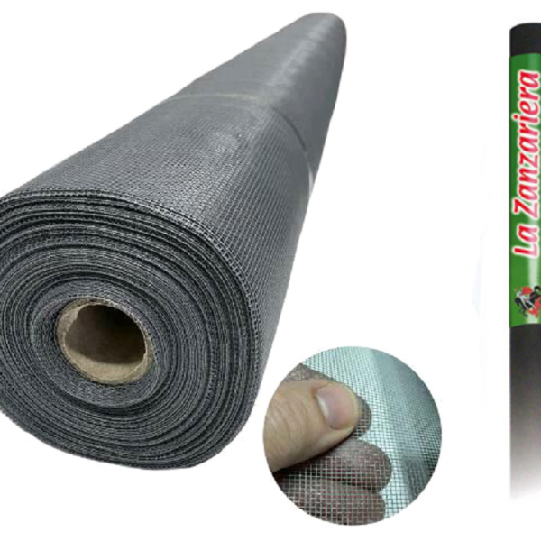 Rete Zanzariera Fibra di Vetro Grigio Maglia 18/16 in Blister Lunghezza cm.250 x varie larghezze | Sangiorgio